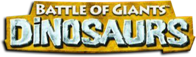 Combat of Giants Dinosaurs title screen for Nintendo DS